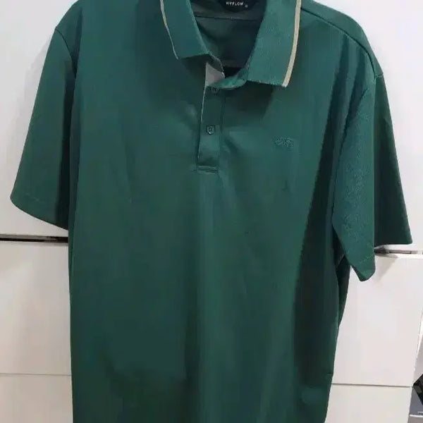 [BUNJANG] My Flow Men's Short Sleeve Polo Shirt Green Size 110 / 남성 반팔 카라티 110 녹색