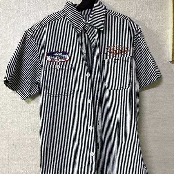 [BUNJANG] Hickory Short Sleeve Shirt / 히코리 반팔 셔츠