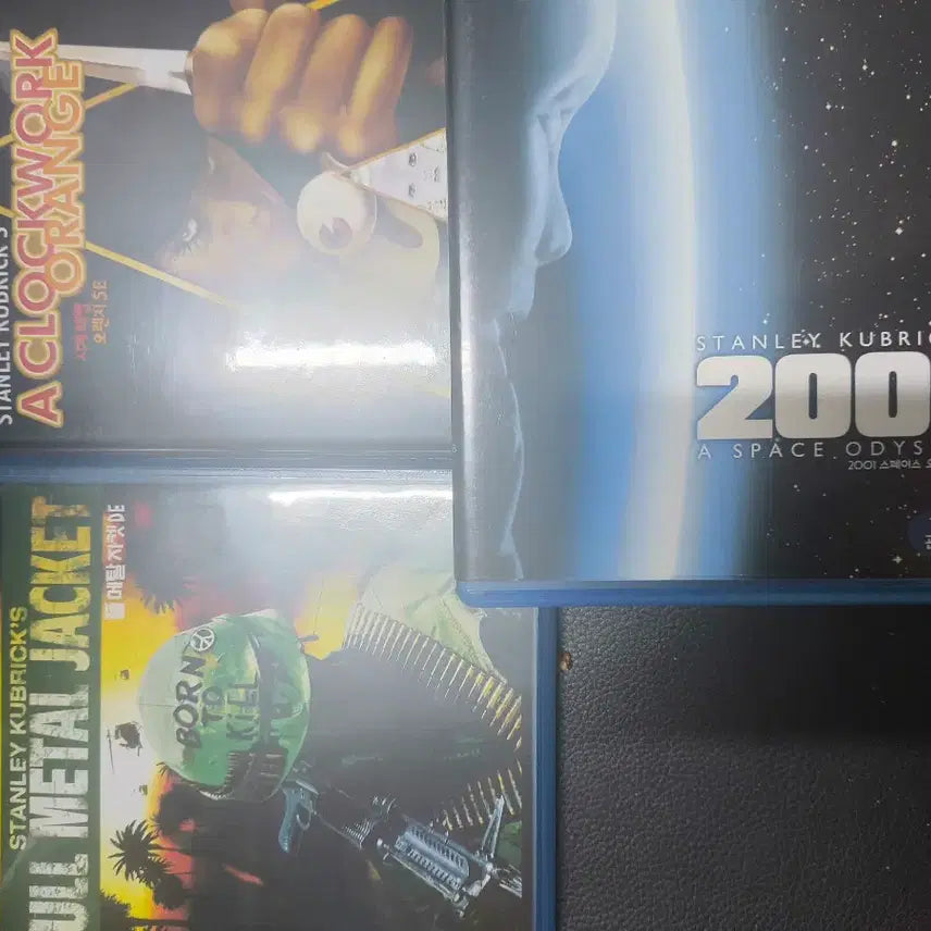 [BUNJANG] Stanley Kubrick Collection Blu-ray 3-Film Set / 스탠리 큐브릭 블루레이 3종 세트 (2001 스페이스 오디세이, 시계태엽