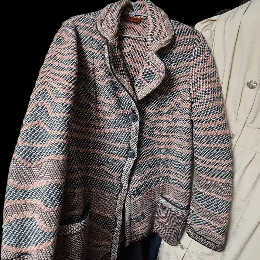 [BUNJANG] MISSONI Pattern Knit Jacket / 미쏘니 패턴 니트 재킷