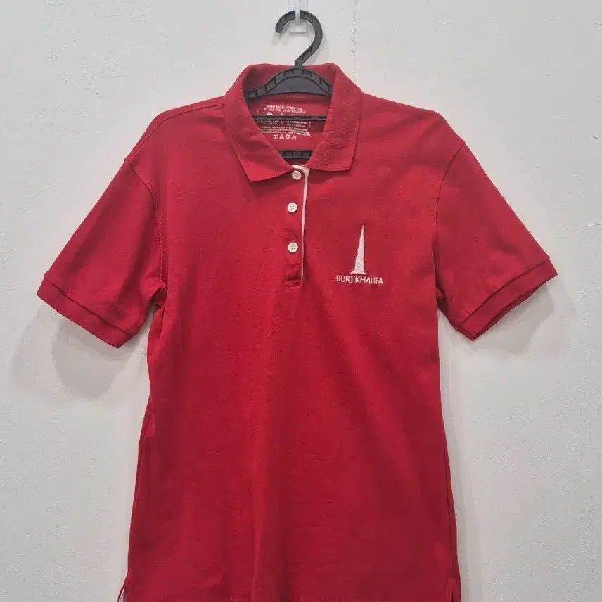 [BUNJANG] Dubai Burj Khalifa Commemorative T-Shirt Red Men's Large / [L] 두바이 부르즈 할리파 기념 반팔 카라티 레드 남성