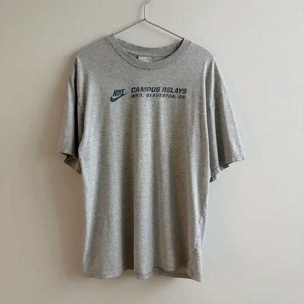 [BUNJANG] Nike Campus Relay T-Shirt Grey L / 나이키 캠퍼스 릴레이 반팔티 그레이