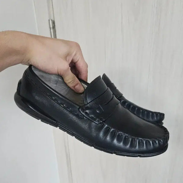 [BUNJANG] Salvatore Ferragamo Men's Black Loafers Size 6EEE / [245] 페라가모 남성 로퍼 블랙 6사이즈