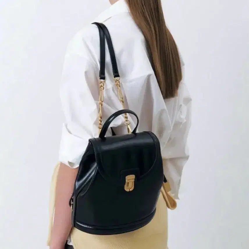 [BUNJANG] Joy Gryson Serendipity Small Backpack Natural Cowhide / 조이그라이슨 세렌디피티 천연소가죽 백팩 스몰
