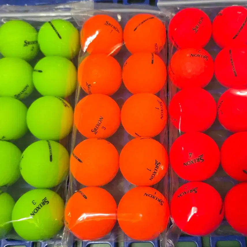 [BUNJANG] Srixon SoftFeel Matte Color Golf Balls (30 pcs, Grade A+) / 스릭슨 소프트필 무광컬러공30개(A+급)로스트볼