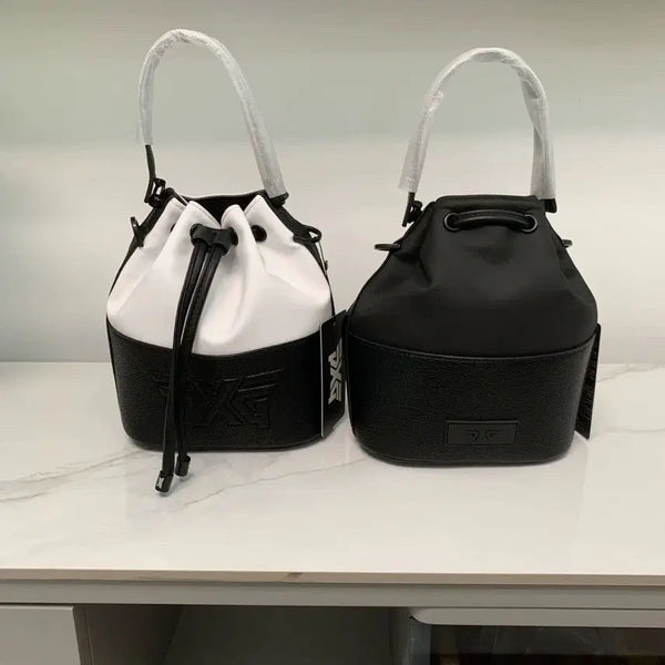 [BUNJANG] PXG Golf Cube Bucket Bag Black/White / PXG 골프 큐브백 버킷백 블랙/화이트