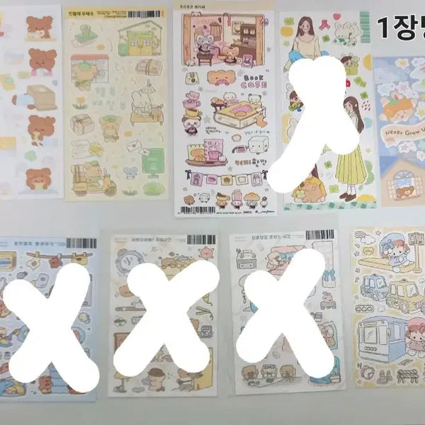 [BUNJANG] Sticker Bundle Set / [스티커] 스티커 원가이하 다량 처분/일괄가능