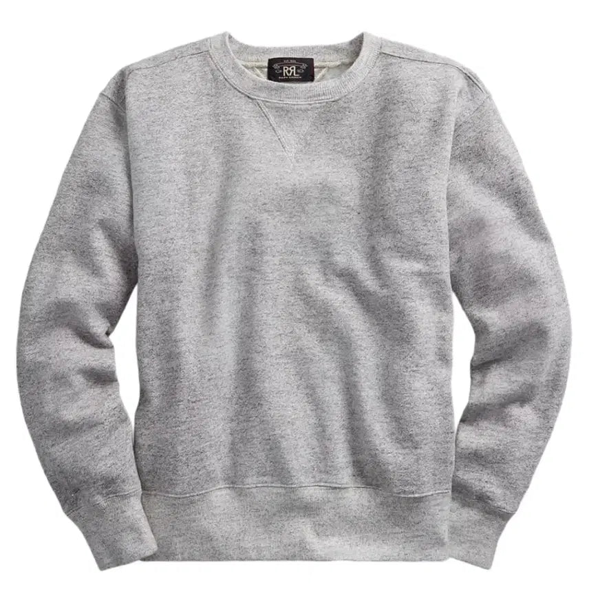 [BUNJANG] RRL Fleece Crewneck Sweatshirt Athletic Grey M / RRL 더블알엘 플리스 크루넥 스웨트셔츠 애슬레틱 그레이 M