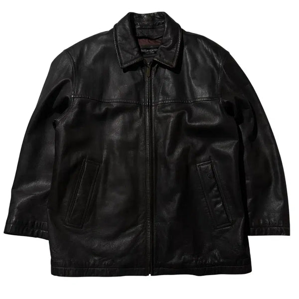 [BUNJANG] Yves Saint Laurent Lambskin Single Jacket XL / [XL] 입생로랑 램스킨 양가죽 싱글 자켓