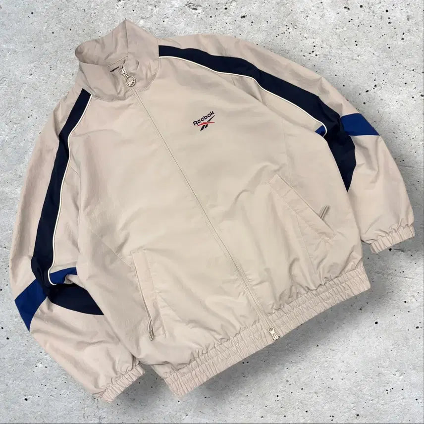 [BUNJANG] Reebok Track Windbreaker Zip-Up Jacket M / [M] 리복 트랙 바람막이 집업 자켓 E336