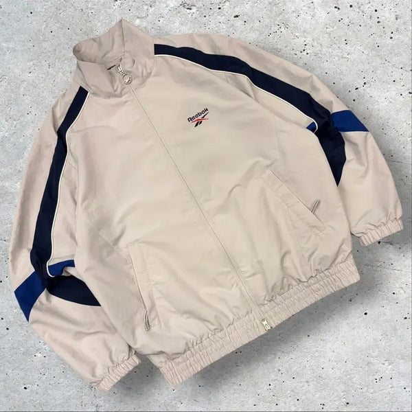 [BUNJANG] Reebok Track Windbreaker Zip-Up Jacket M / [M] 리복 트랙 바람막이 집업 자켓 E336