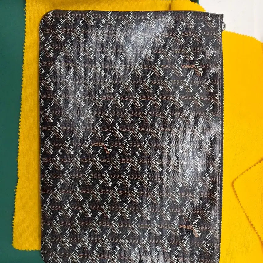 [BUNJANG] Goyard Sena Clutch Bag Black Tan MM / 정품)고야드 세나 클러치백 블랙탄mm