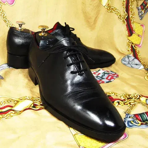 [BUNJANG] Mark Marengo Black Calfskin Plain Toe Wholecut Oxford Shoes / 이태리명품 마크마렌고 블랙 카프스킨 플레인토 홀컷 옥스포드 270