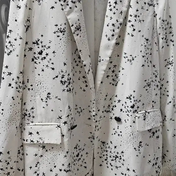 [BUNJANG] Plastic Island Chiffon Star Print Jacket / 플라스틱 아일랜드 쟈켓