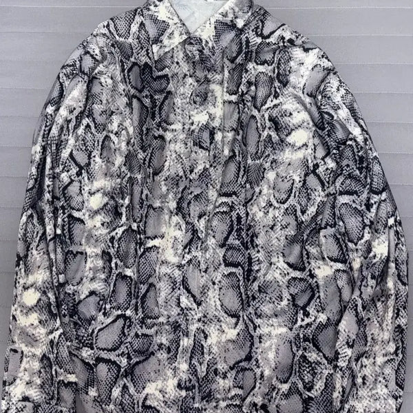 [BUNJANG] Vintage Python Pattern Shirt / 빈티지 파이톤 패턴 셔츠