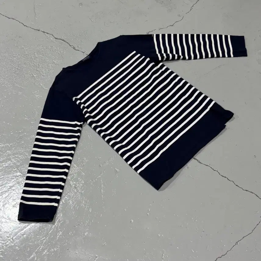 [BUNJANG] Saint James Navy Stripe T-shirt / 세인트제임스(Saint James) 네이비 스트라이프 티셔츠