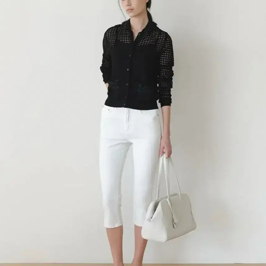 [BUNJANG] Laul Claire Cardigan Black / 라플라 클레어 가디건 블랙