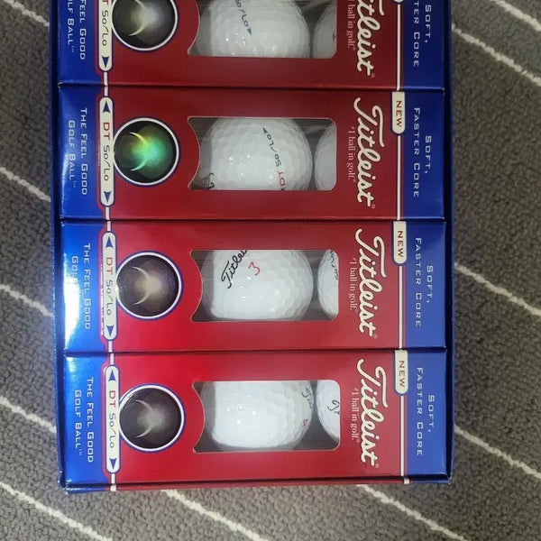 [BUNJANG] Titleist DT So Lo Golf Balls (12-Pack) / 타이틀리스트 DT So Lo 골프공 12구 새상품