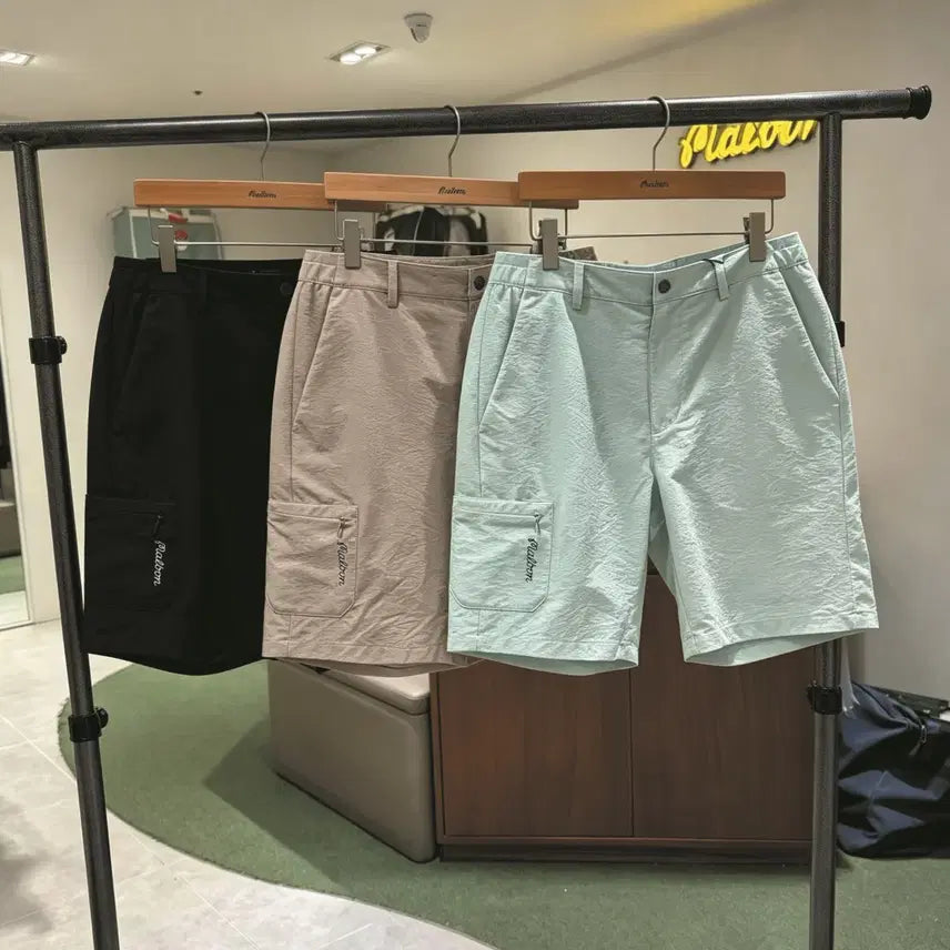 [BUNJANG] Malbon Men's Air Light Shorts / 말본 남성 에어 라이트 쇼츠 반바지 3칼라