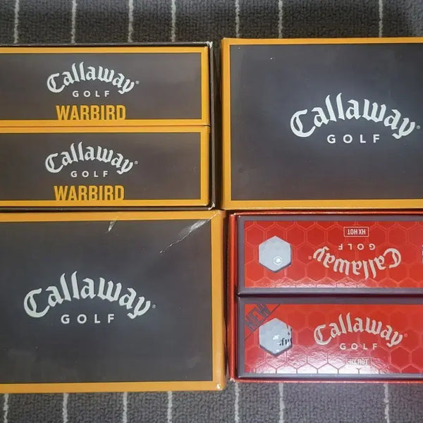[BUNJANG] Callaway Golf Balls Warbird & HX HOT 4-Box Set / 캘러웨이 골프공 워버드/HX HOT 4박스