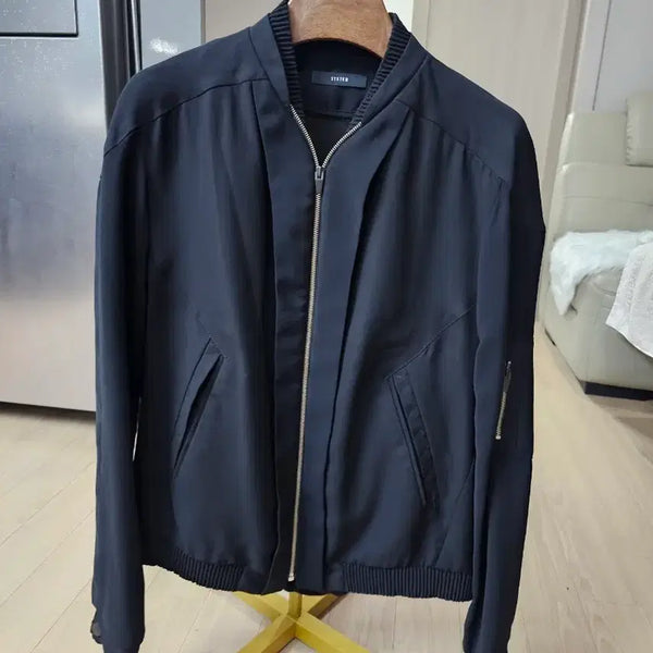 [BUNJANG] System Black Blouson Jacket / 한섬 시스템 블랙 블루종 자켓