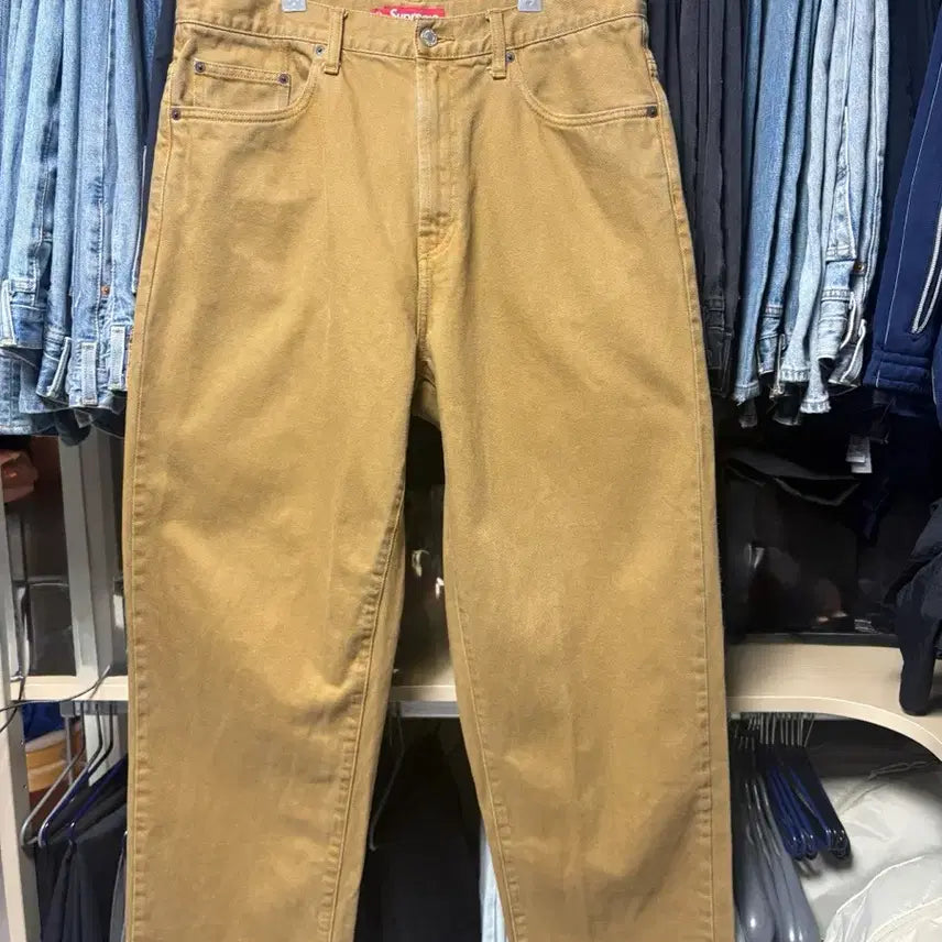 [BUNJANG] Supreme Baggy Jeans Light Brown 24FW / [32] 슈프림 배기 진 라이트 브라운 - 24FW