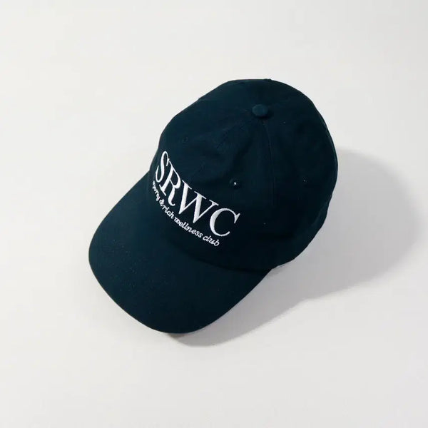 [BUNJANG] Sporty & Rich Navy Ball Cap Hat / 스포티앤리치 네이비 볼캡 모자