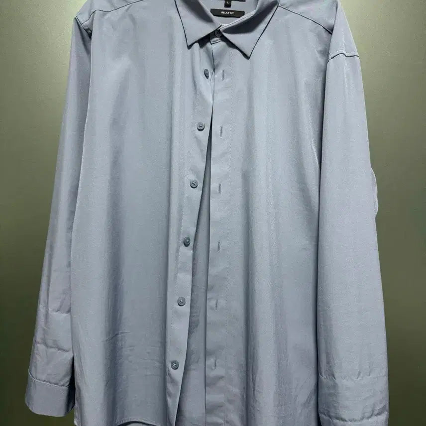 [BUNJANG] Musinsa Standard Relaxed Fit Silky Shirt L / 무신사 스탠다드 릴렉스핏 실키셔츠 L