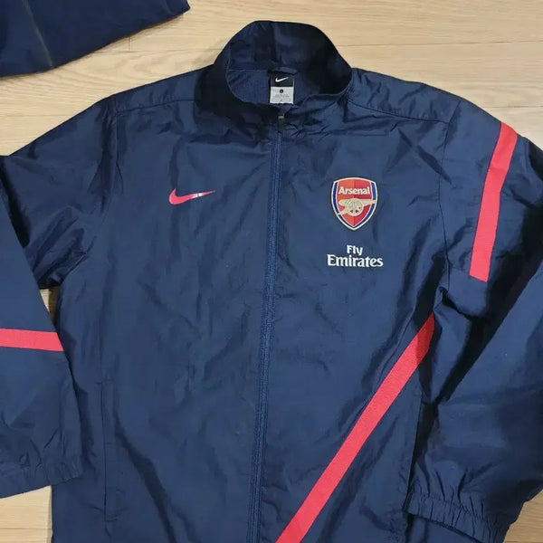 [BUNJANG] Nike Arsenal FC 11/12 Navy Track Jacket L / 나이키 아스날 FC  11 12 네이비 바막 자켓 L