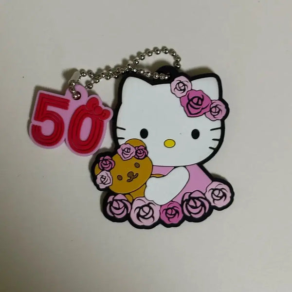[BUNJANG] Sanrio 50th Anniversary Hello Kitty Strap Keyring Gacha / 산리오 50주년 헬로키티 스트랩 키링 가챠
