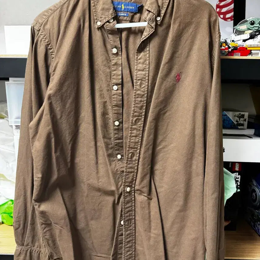 [BUNJANG] Polo Garment Dyed Shirt - Size L / 폴로 가먼트다잉 셔츠 L사이즈