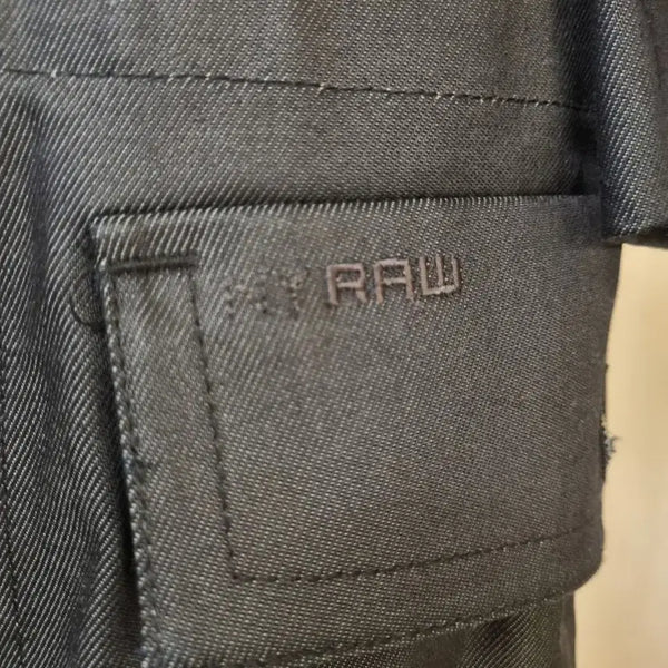 [BUNJANG] G-Star RAW NY RAW Denim Trench Coat - Black / G-Star RAW 데님 트렌치 코트