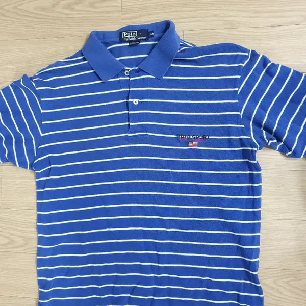 [BUNJANG] Polo Sport Blue Stripe Short Sleeve Polo Shirt M / 폴로 스포츠  블루 스트라이프 반팔 카라티 M 로라이프