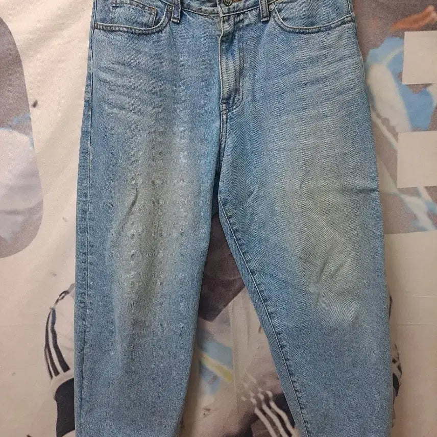 [BUNJANG] Coke Denim Light Wash Wide Denim Pants Size 30 / 연청데님30