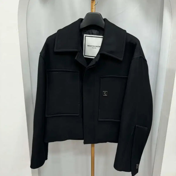 [BUNJANG] Wooyoungmi Wool Cropped Jacket Size 46 / 우영미 울 크롭 자켓 46사이즈