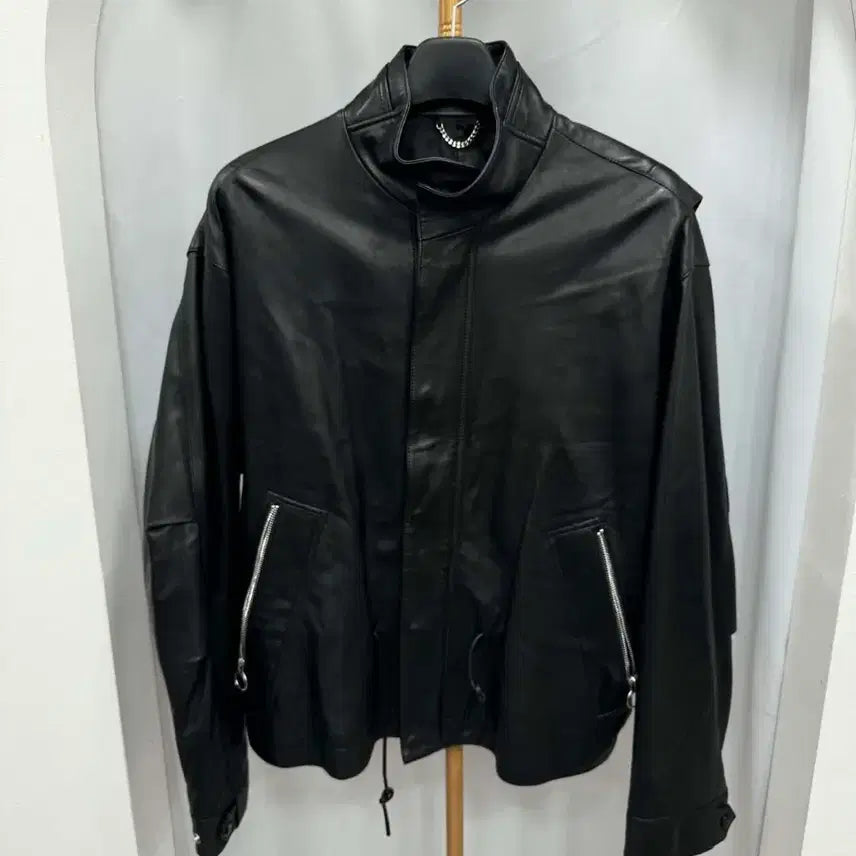 [BUNJANG] Solid Homme Lambskin Leather Jacket Size 48 / 솔리드옴므 램스킨 가죽 자켓 48사이즈