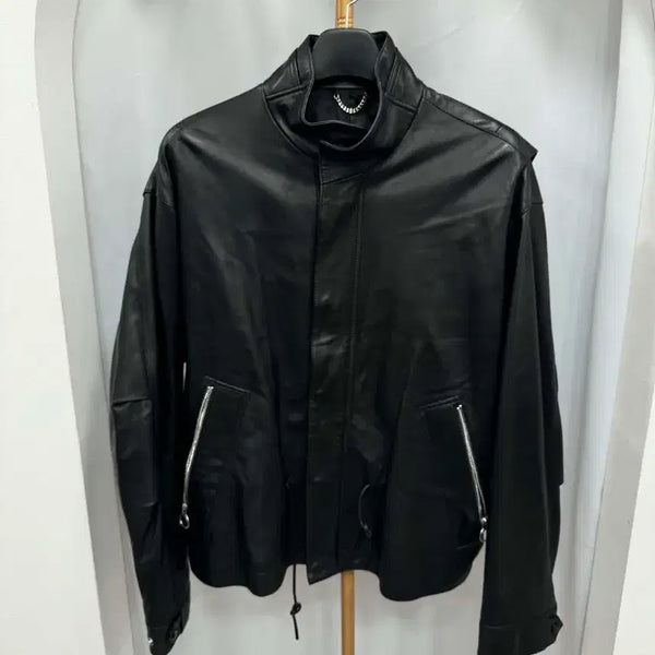 [BUNJANG] Solid Homme Lambskin Leather Jacket Size 48 / 솔리드옴므 램스킨 가죽 자켓 48사이즈