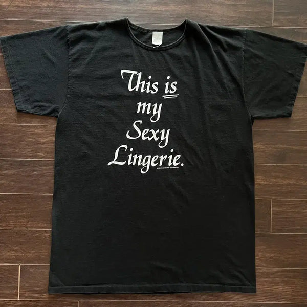 [BUNJANG] USA Vintage Wit Slogan T-Shirt OS / [ONE SIZE] 미국 빈티지 위트 슬로건 티셔츠