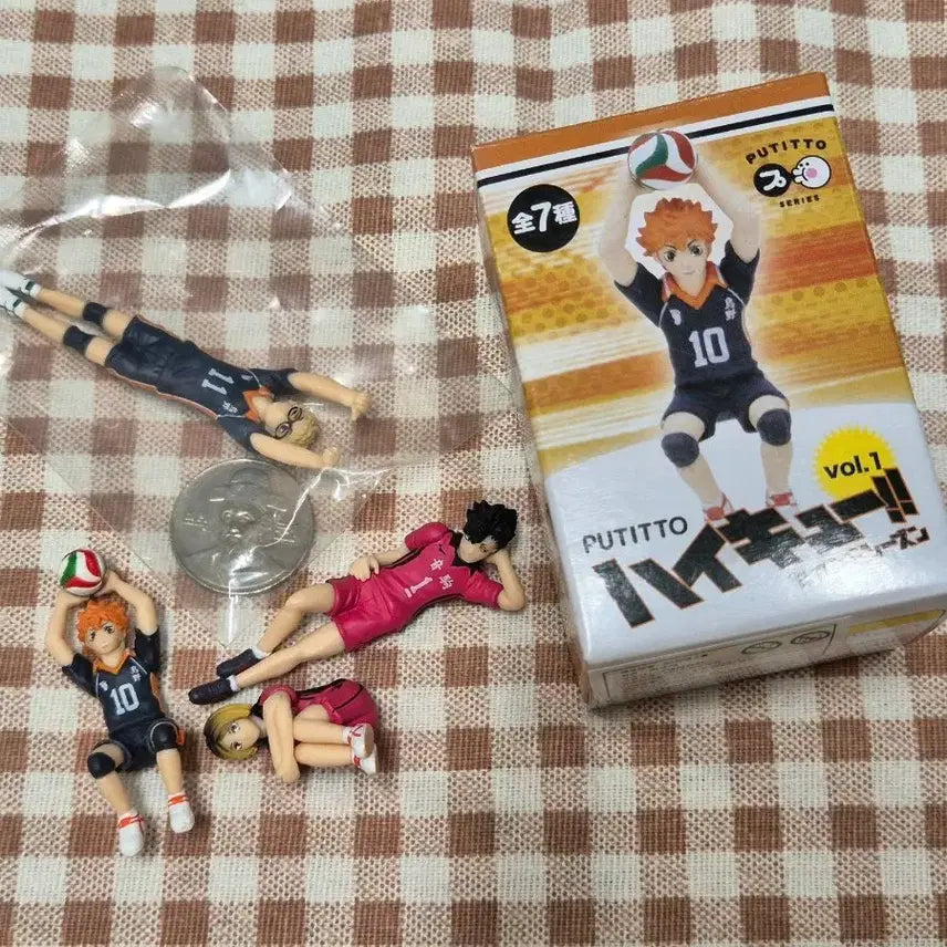 [BUNJANG] Haikyu!! Futitto Vol. 1 Classic Figures Set (Kenma, Kuroo, Hinata, Tsukishima) / 하이큐 푸티토 1탄 고전피규어 4종 켄마, 쿠로오, 히나타, 츠키시마