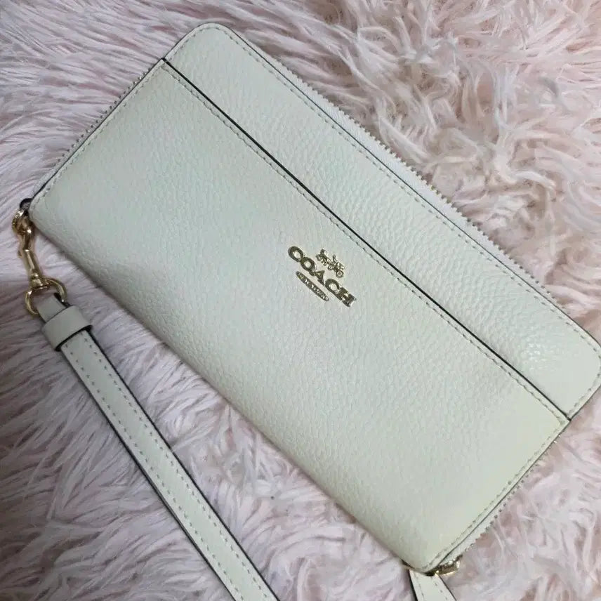 [BUNJANG] Coach Women's Long Wallet White / 코치 여성 장지갑 화이트  상태좋아요