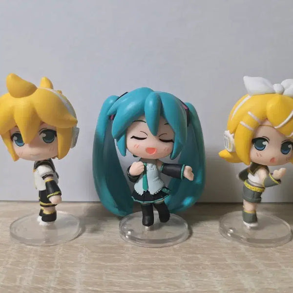 [BUNJANG] Vocaloid Kagamine Rin Len Kotchimuite Gacha Figure Bundle Set / 일괄) 보컬로이드 카가미네 미쿠 린 렌 콧치무이테 여기를 봐 가챠 피규어