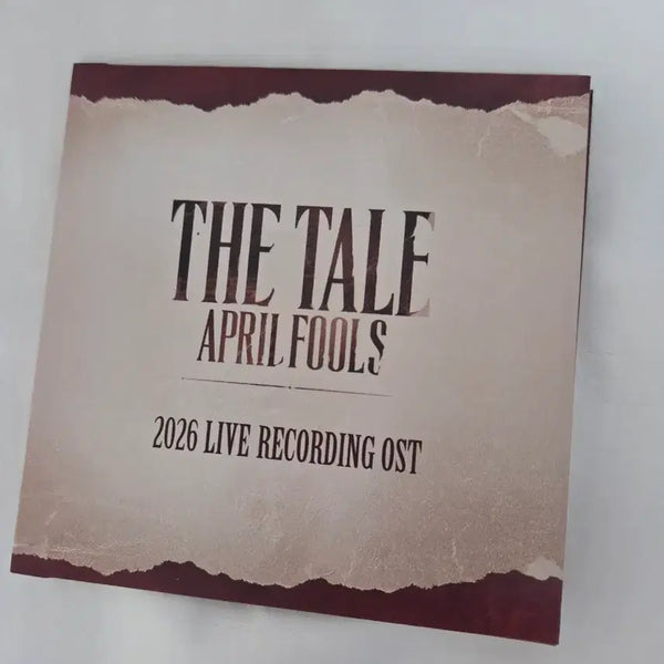[BUNJANG] The Tale of April Fools Musical OST Live Album / 뮤지컬 더테일 ost 더테일에이프릴풀스 ost 2026 실황 판매