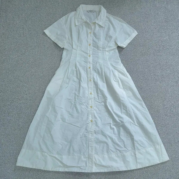 [BUNJANG] 8 Seconds Short Sleeve Collar Dress S / S 에잇세컨즈 반팔 카라 원피스 | 0617B12