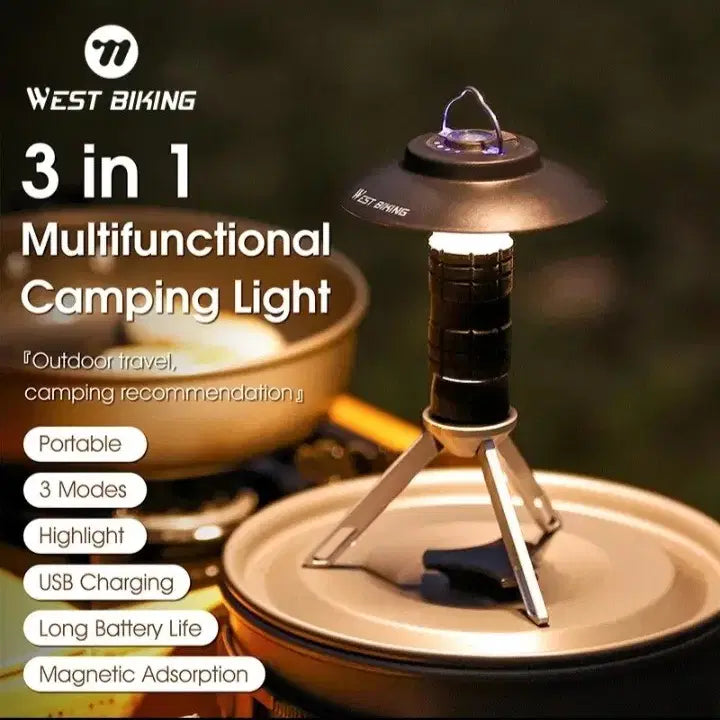 [BUNJANG] WEST BIKING 3-in-1 Camping Lantern / 11[새제품*4] 캠핑라이트 캠핑렌턴