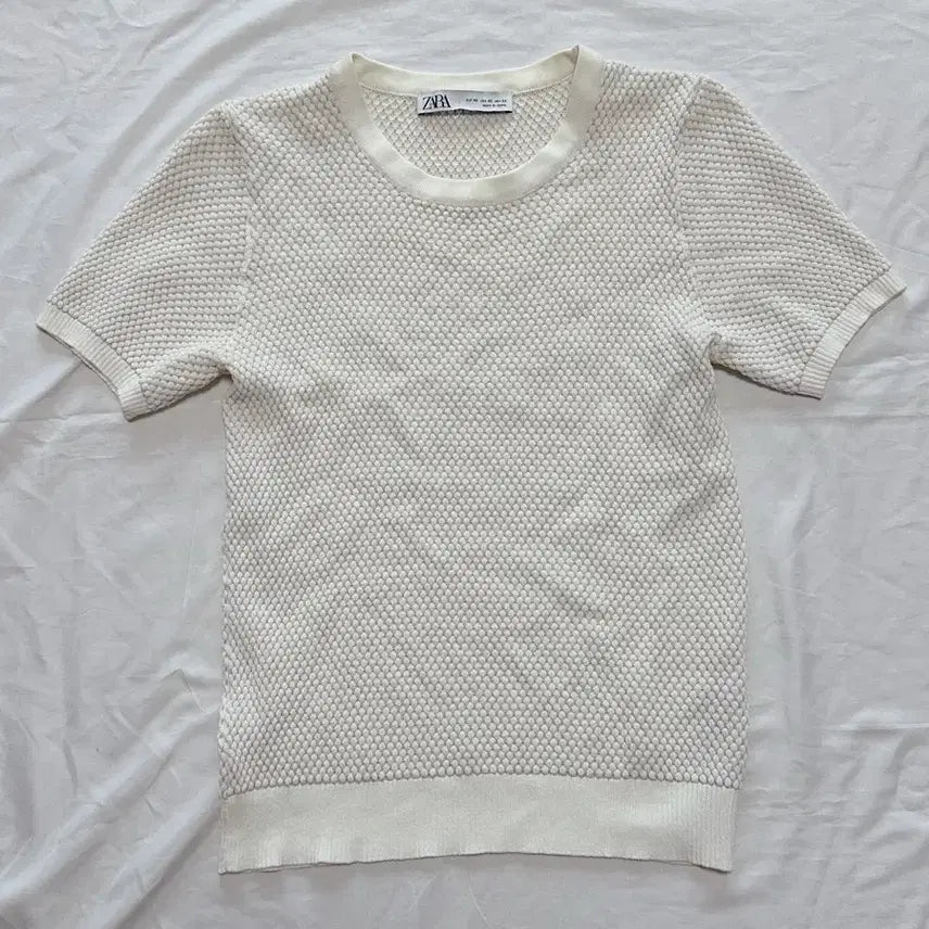 [BUNJANG] ZARA Round Knit Sweater XS / 자라 ZARA 라운드 니트