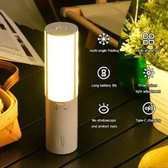 [BUNJANG] LED Camping Lantern Foldable Portable Type-C Rechargeable / [새제품*1] 캠핑라이트 캠핑렌턴