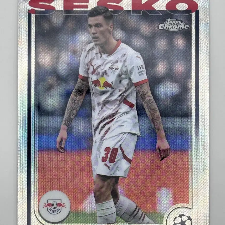 [BUNJANG] Benjamin Šeško 2024-25 Topps Chrome UCC #95 Trading Card / 2024-25 Topps Chrome UCC #95