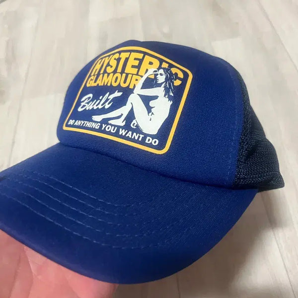 [BUNJANG] Hysteric Glamour Blue Mesh Cap / 히스테릭 글래머 블루 메쉬캡