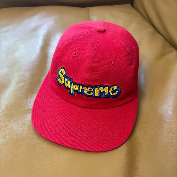 [BUNJANG] Supreme Gonz Washed Red 6-Panel Cap / 슈프림 6패널 볼캡 모자 곤즈 워시드 레드