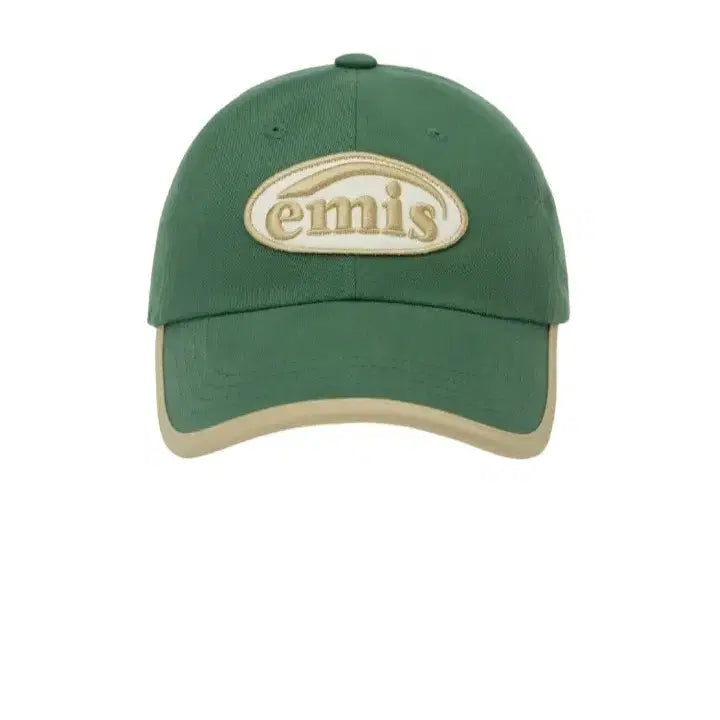[BUNJANG] Emis Beige Trimming Ball Cap Green / Emis 베이지 트리밍 볼캡 그린